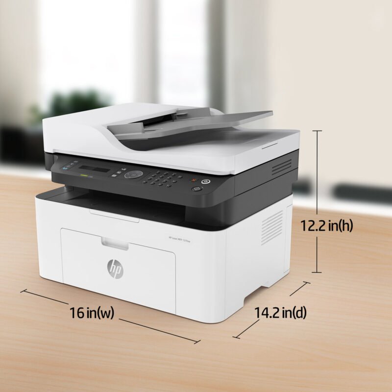 HP Laser MFP 137fnw 4-in-1 Network Wifi (NEW)